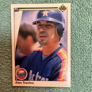 Astros Baseball Card with Blue Jersey